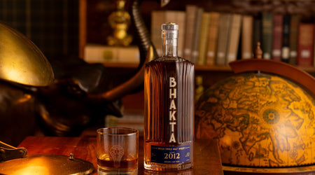 Neat, with a drop of water