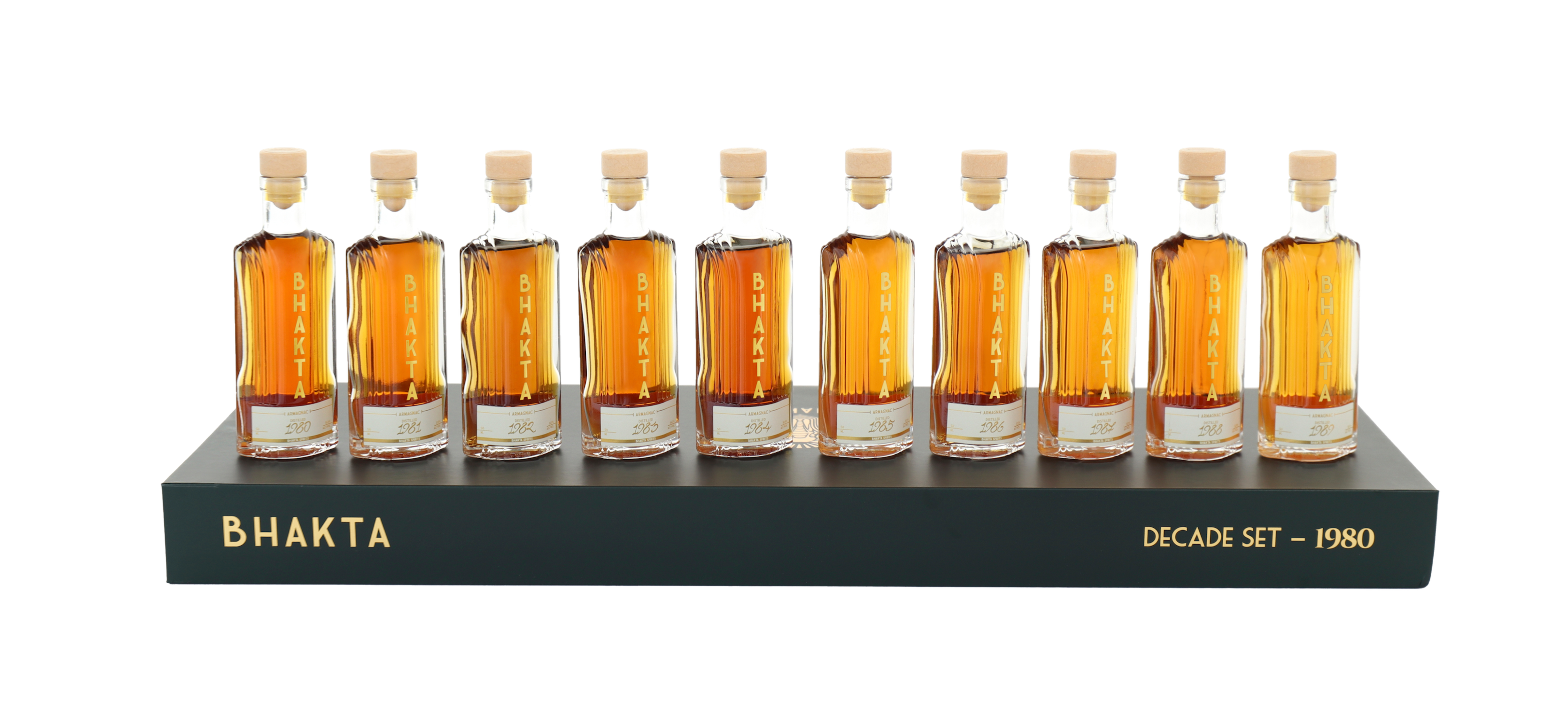 BHAKTA 1980s Armagnac | 10-Vintage Decade Set Tasting Collection