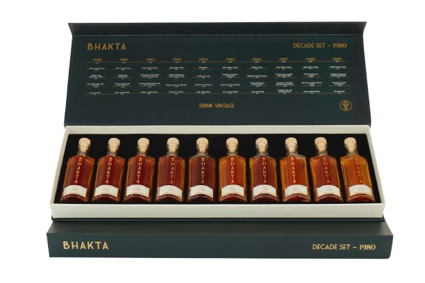 BHAKTA Armagnac 1980s 10x50ml Decade Set