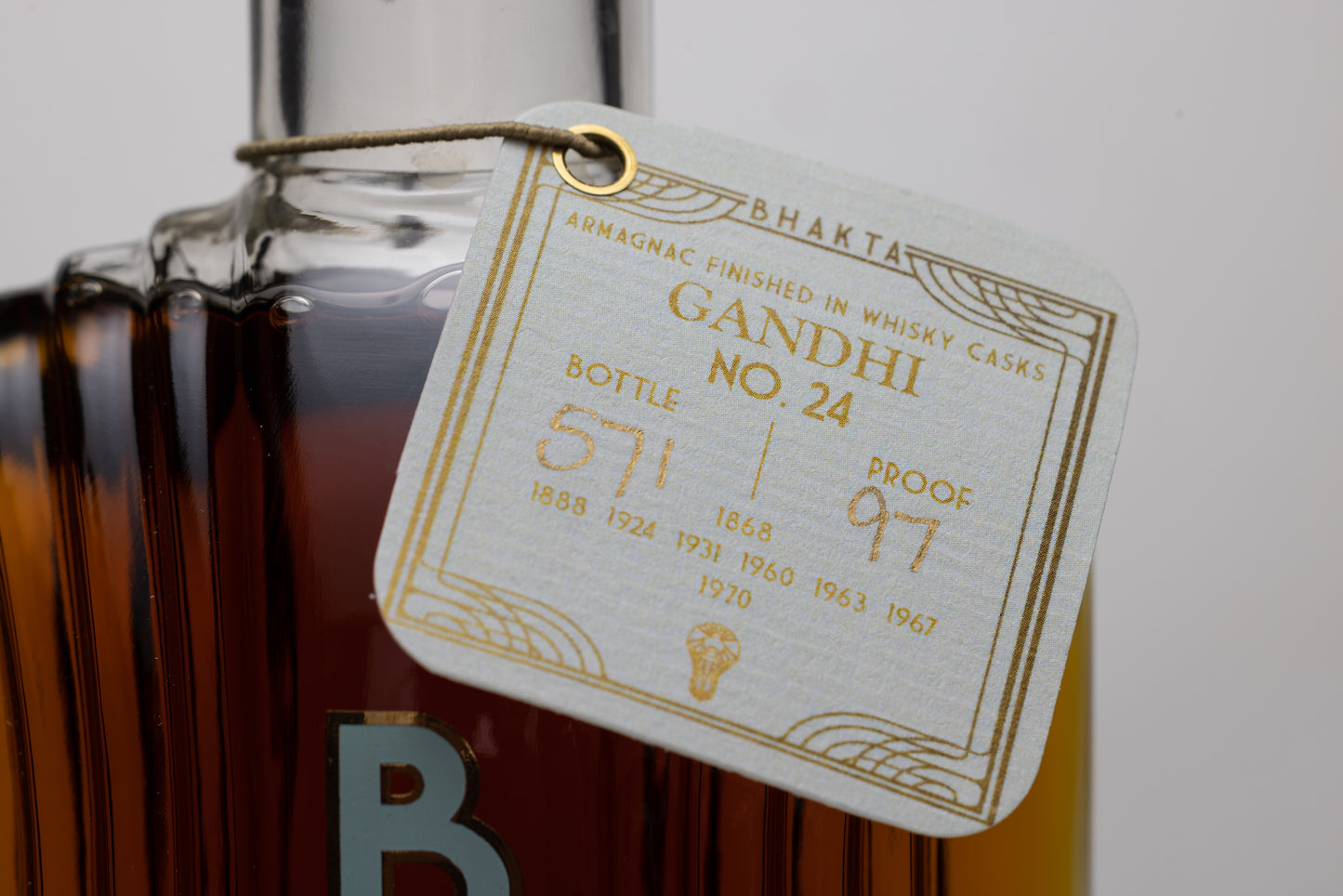 BHAKTA 50 Year Old 1868-1970 "Gandhi" Barrel 24
